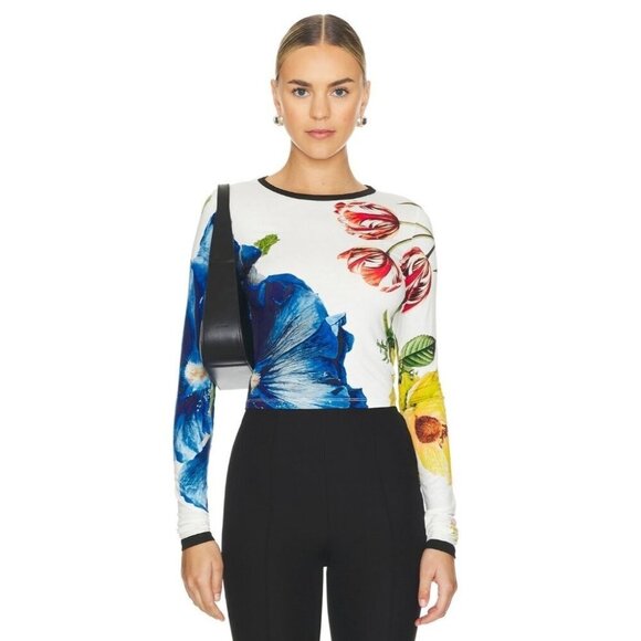 Alice + Olivia Delaina Le Parisien Top Small - Picture 6 of 13